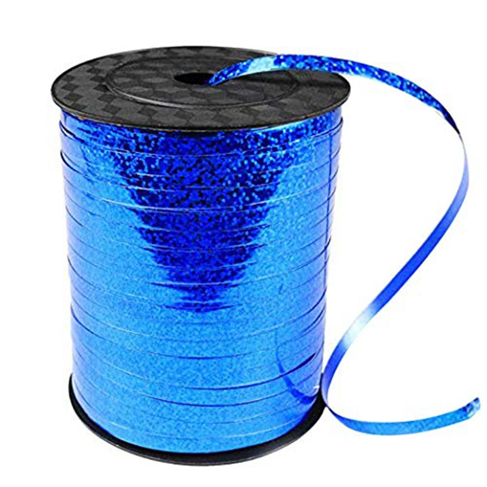 

250Yards Balloon Ribbon Party Accessories Laser Ribbons Crafts Happy Birthday Home Decoration Kids Balloon Chain Wedding DIY