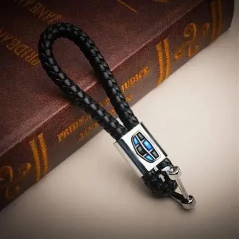 Металлический брелок для автомобильных ключей из нержавеющей стали кожаный geely