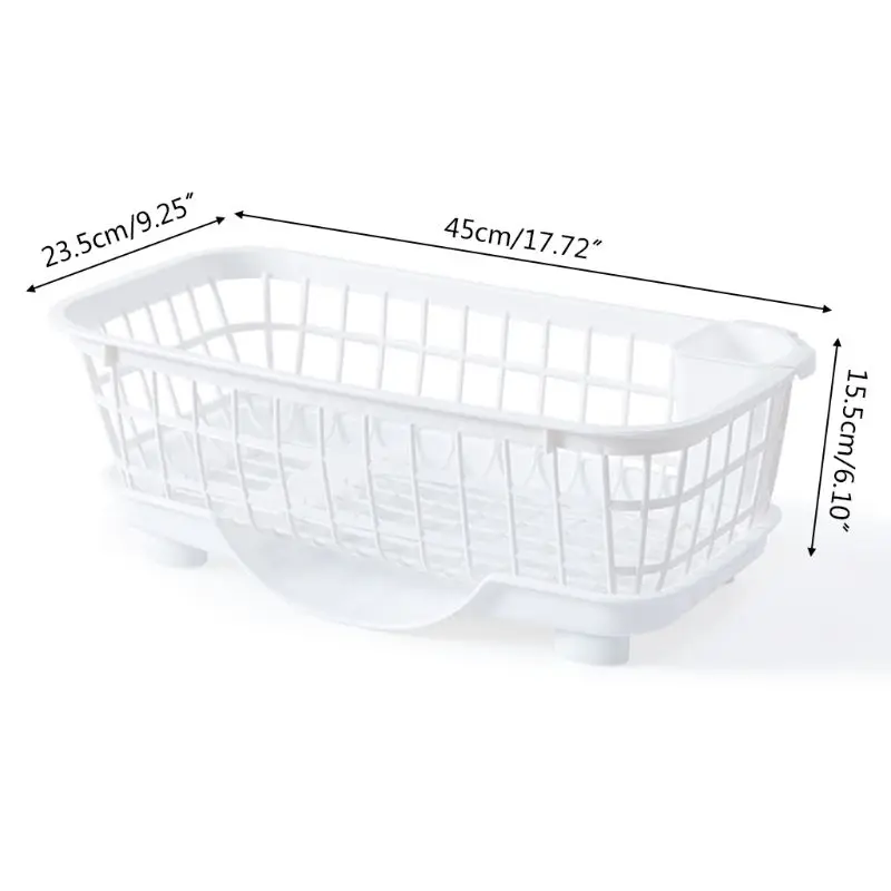 

Dish drain basket Tableware drain basket Kitchen Large Dish Rack Tableware Draining Holder Plate Dinnerware Organizer