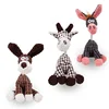 Funny Donkey Shaped Plush Dog Squeaky Toys Corduroy Small Large Dogs Interactive Bite Resistant Toy Pets Accessories Supplies 5