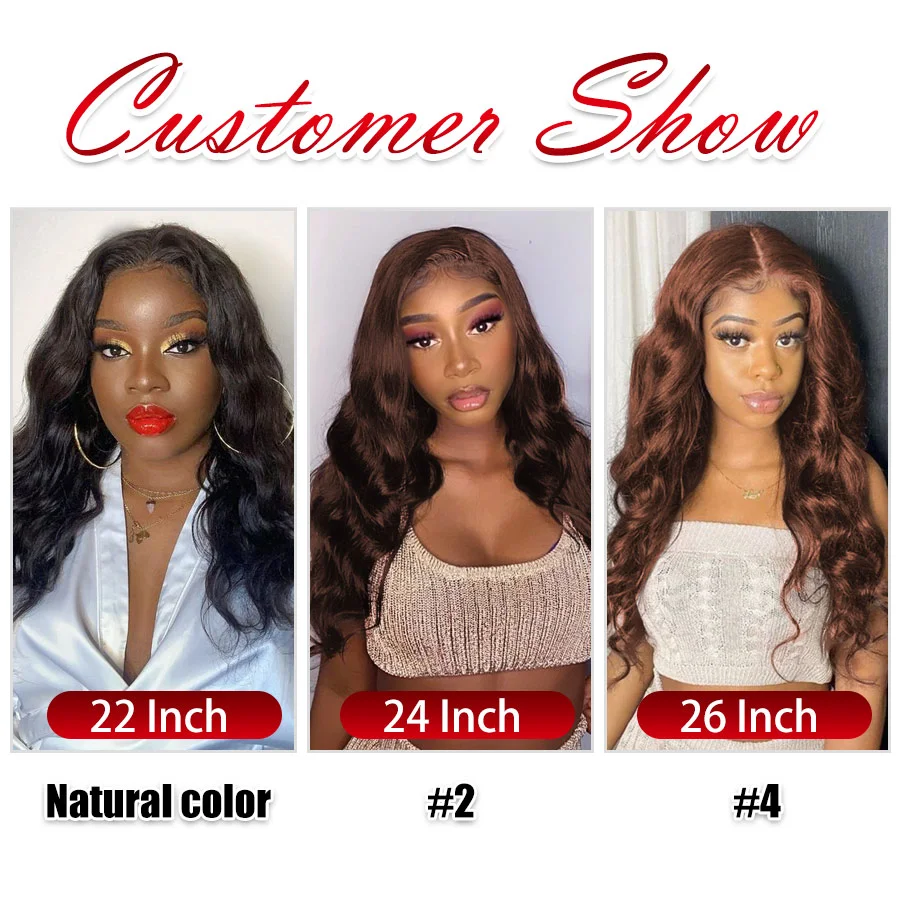 Парики из натуральных каштановых волос на фронтальной сетке волнистые