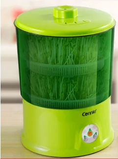 220V green 2 layer 220 В Бытовая Автоматическая электрическая машина для выращивания бобовых ростков многофункциональная здоровая DIY машина для выращивания бобовых ростков EU/AU/UK/US - Цвет: 220V green 2 layer