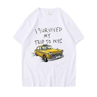 tom holland same style tees i survived my trip to nyc print tops casual cotton streetwear men women unisex fashion t shirt