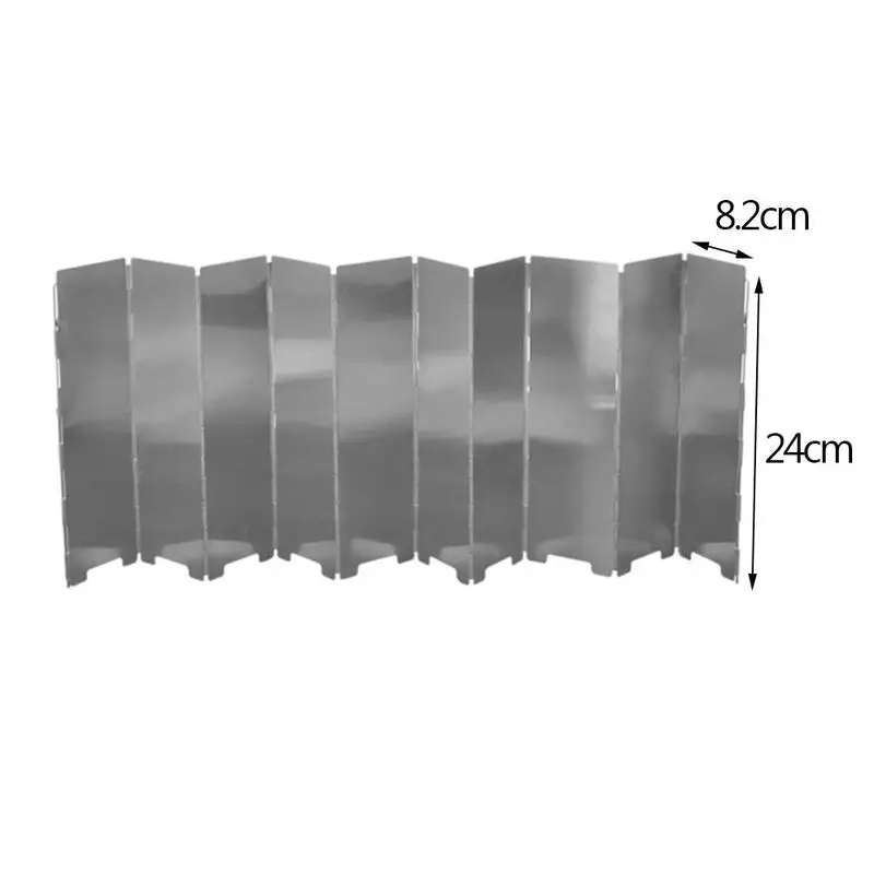 Ветрозащитный экран для газовой плиты 10 тарелок складная ветрозащитная плита