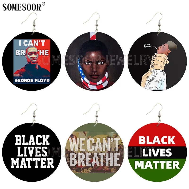 SOMESOOR я не могу дышать надписями в европейском и американском стиле С Африканским