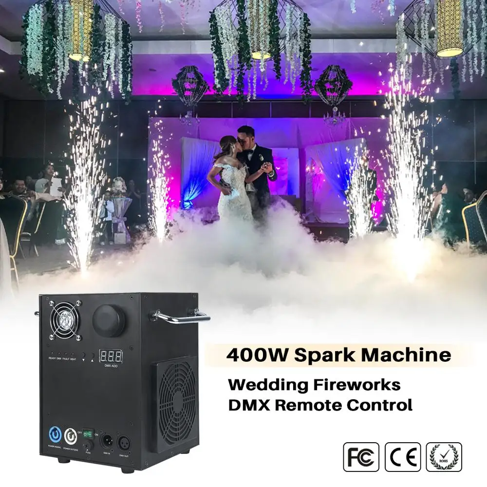 Аппарат для холодной искры фотоаппарат фонтанов с дистанционным управлением DMX