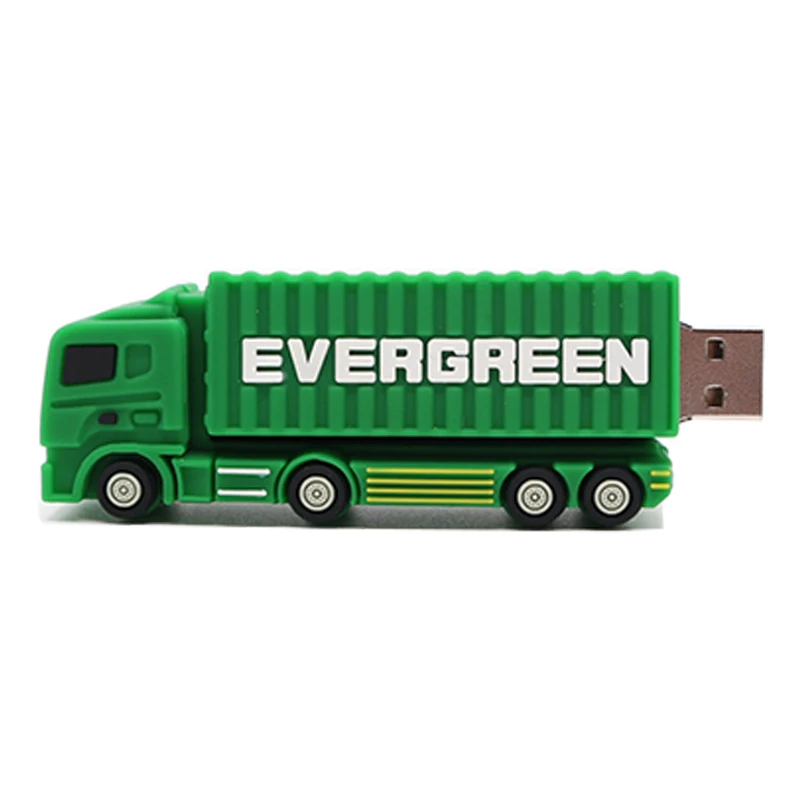 Флешка 64 Гб мультяшная ручка для грузовика 32 силиконовая usb флешка 4 ГБ 8 16 memoria