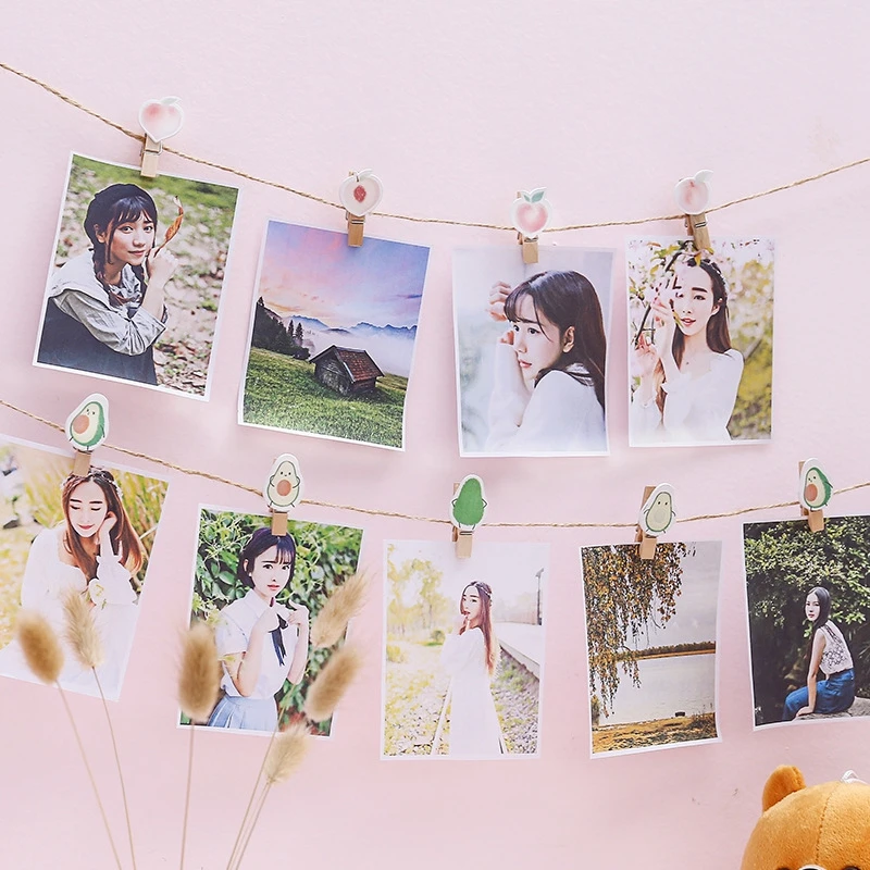 8 фотографий настенный деревянный зажим пеньковая веревка сообщение фото