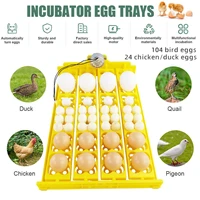 24 eggs 104 birds eggs incubator tray chickens 2 5 rmin ducks and pigeons and other birds parrot quail gooes