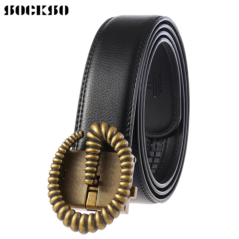 2020 новые автоматические ремни с пряжкой для мужчин подлинный пояс трендовые
