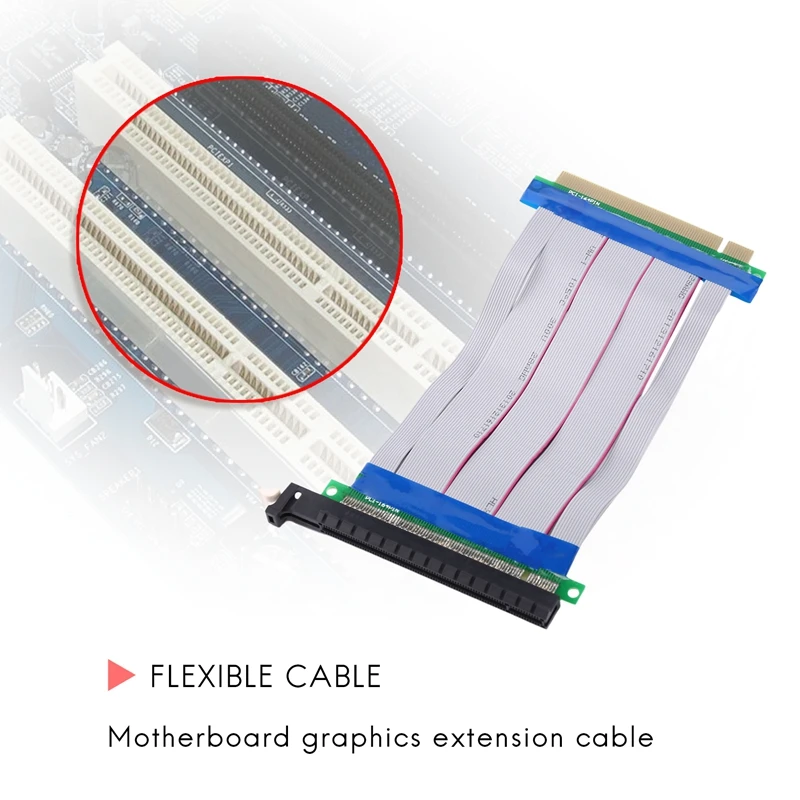 Материнская плата Видеокарта Удлинительный кабель для рабочего стола Pci E16X