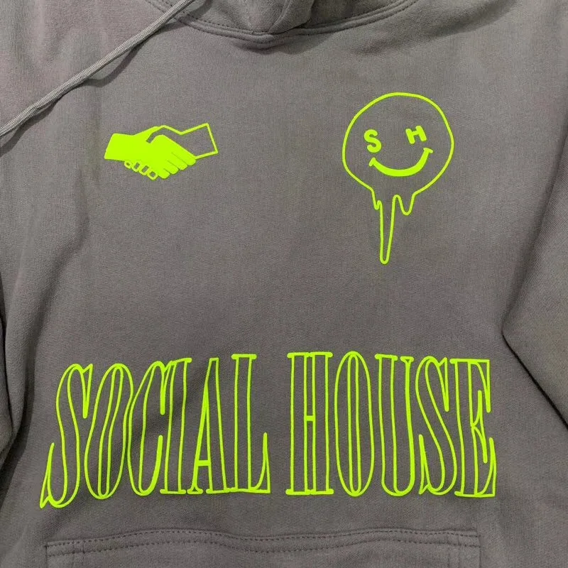 Толстовка с капюшоном SOCIAL HOUSE толстовка для мужчин и женщин пуловер лучшего
