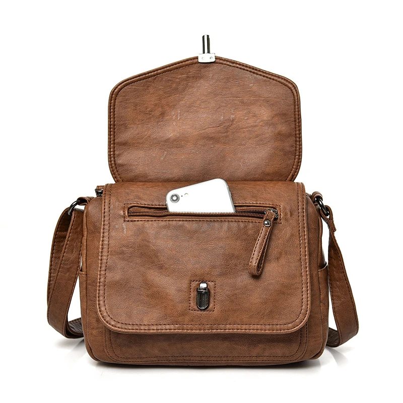 

Woman's Leather Business Bag 2021 Lady Shoulder Bags High Quality Female Solid Color Bags Large Capacity Luxurious Satchels Bag
