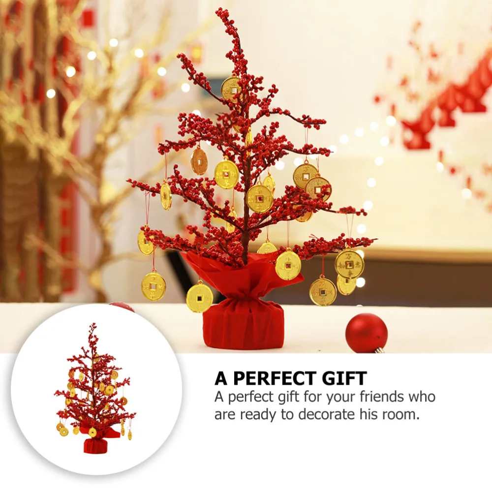 

1pc Fortune Money Tree New Year Desktop Ornament Spring Festival Decoration
