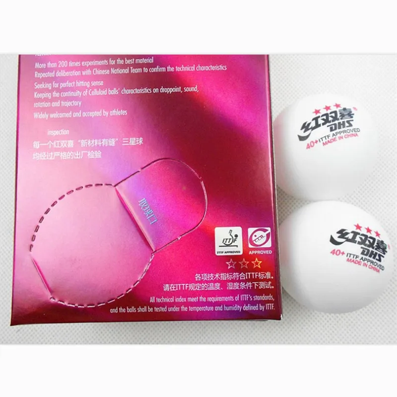 Мячи для настольного тенниса из ацетатного волокна 6 шт./коркор. | Спорт и