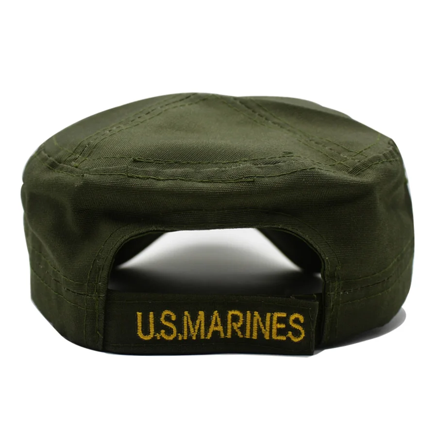 LIBERWOOD Соединенные Штаты морская пехота США Corps Бейсболка Шляпа USMC оливковая ветка гладкая шляпа мужская шляпа США золото вышитые шляпы шляпа OD зеленый