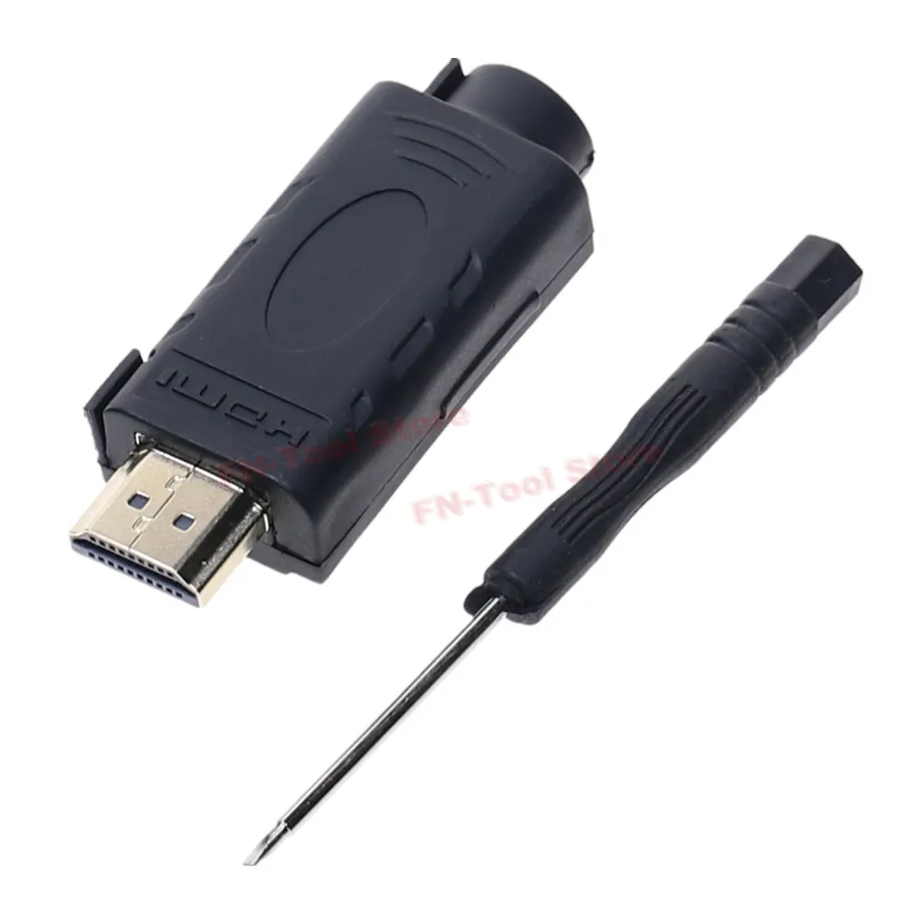1 шт. HDMI штекер 2 ряда 19 контактный разъем терминалы для выключения беспаяльный