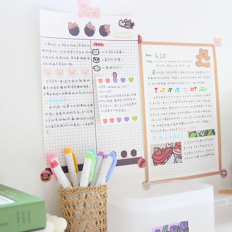 Блокнот с изображением шоколадного медведя блокнот B5 для студентов сделай сам