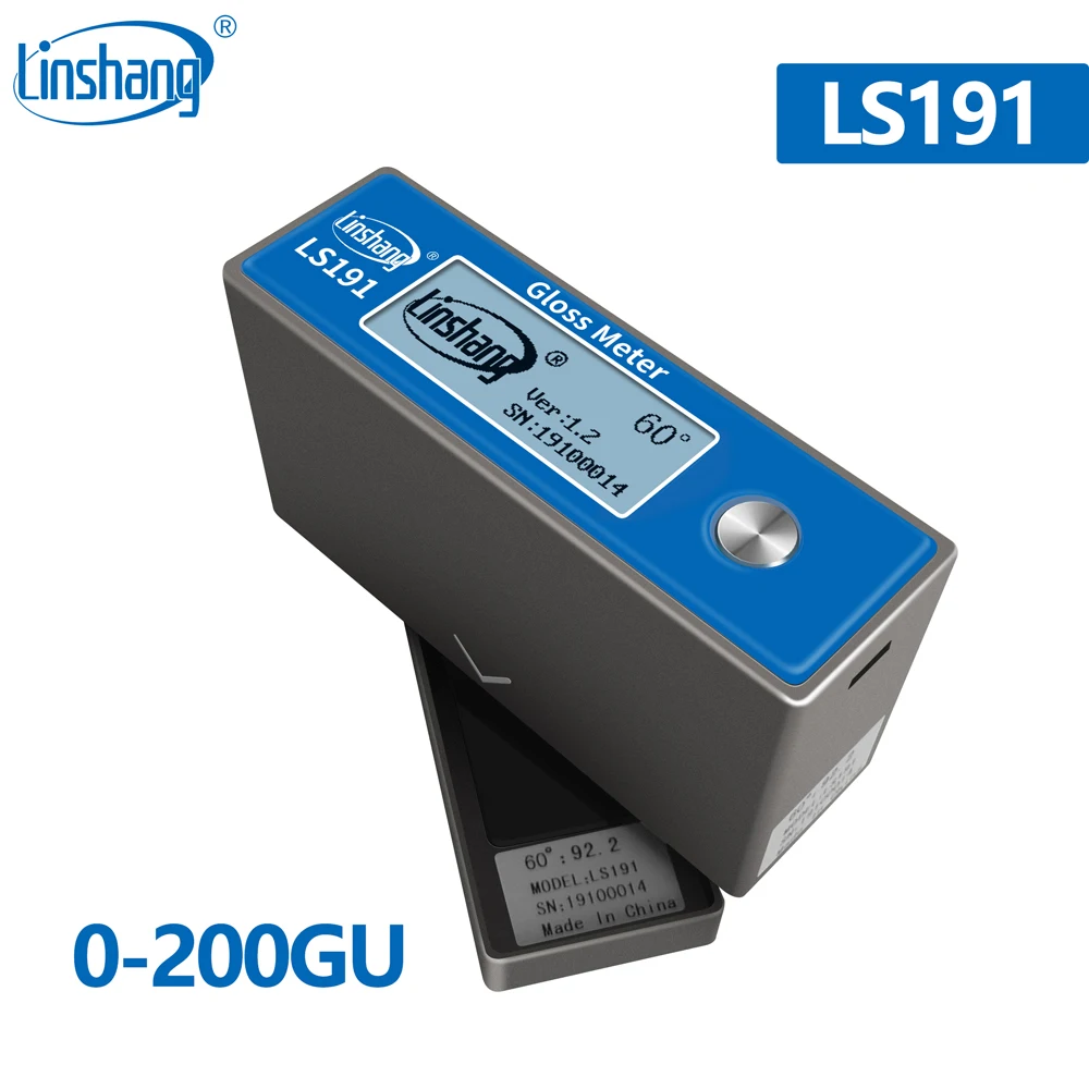 Измеритель блеска краски Linshang LS191 LS192 глянцевый измеритель 60 градусов тестер глянцевого для пластиковых