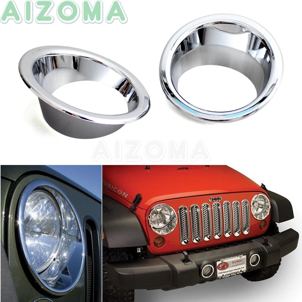 Хромированный передний светильник с поворотной головкой крышка ABS