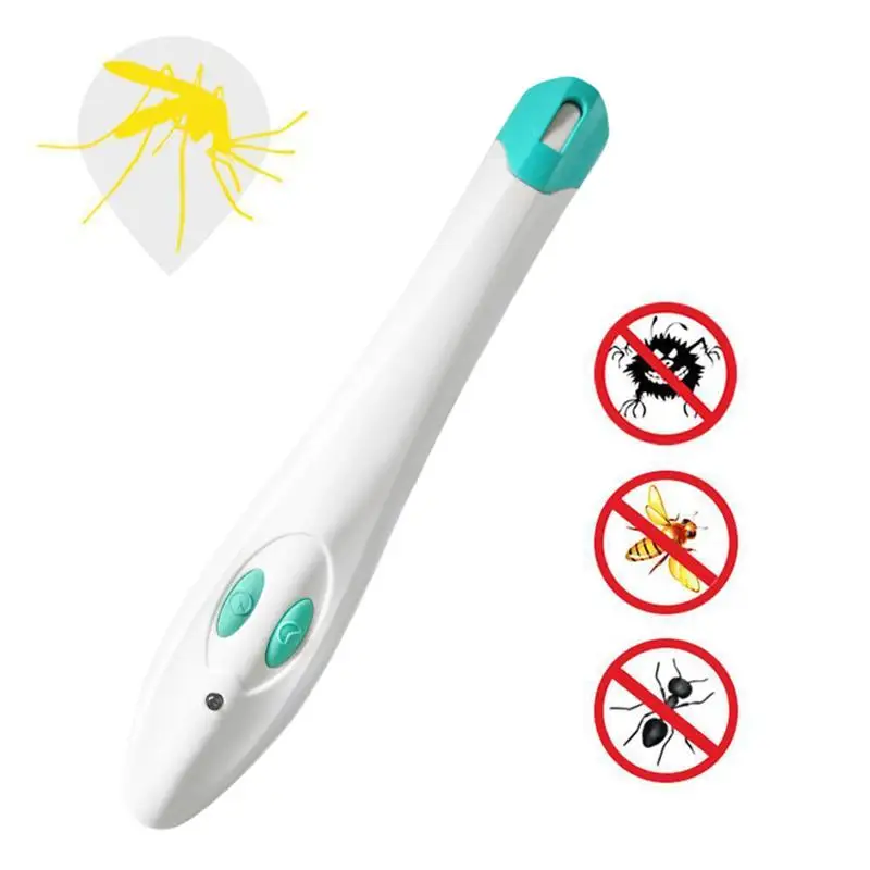 Электронное устройство против укусов комаров портативная ручка для снятия зуда