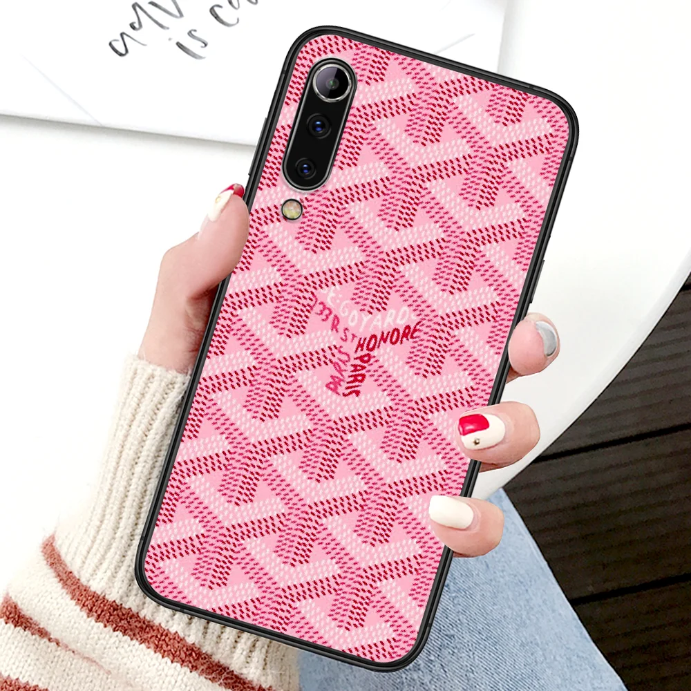 

Goyardde Luxury Brand Phone Case For Xiaomi Mi Note 10 A3 9 MAX 3 A2 8 9 Lite Pro Ultra black Back Soft Coque Trend Cell Pretty