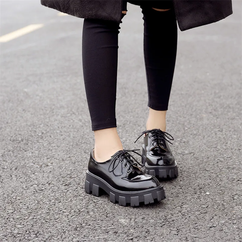 Meotina/женские туфли лодочки на высоком каблуке Туфли из лакированной кожи