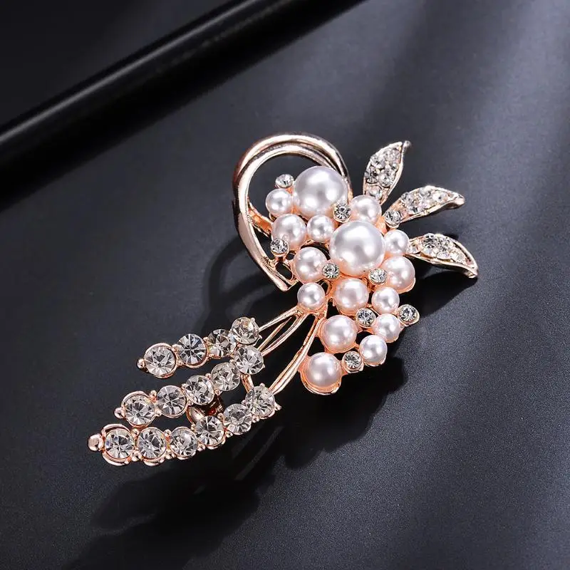 Модные Опал камень цветок брошь булавка женщины украшения для одежды Стразы |