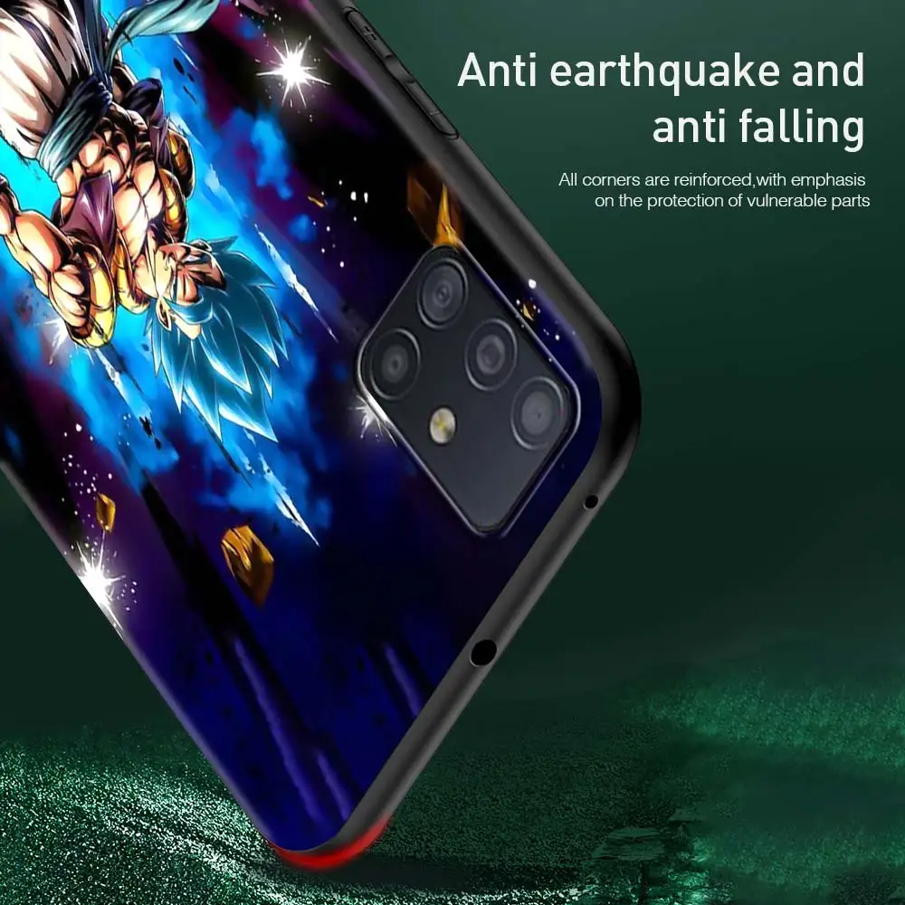 anime son goku phone case for samsung s20 fe s21 s10 s9 plus s8 s10 capa for galaxy note 20 ultra 10 lite 9 soft cover free global shipping
