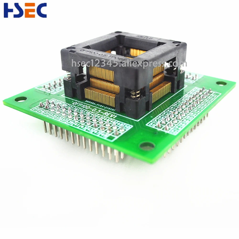 Высококачественный Программируемый разъем TQFP100 FQFP100 QFP100 к DIP100 Стандартный