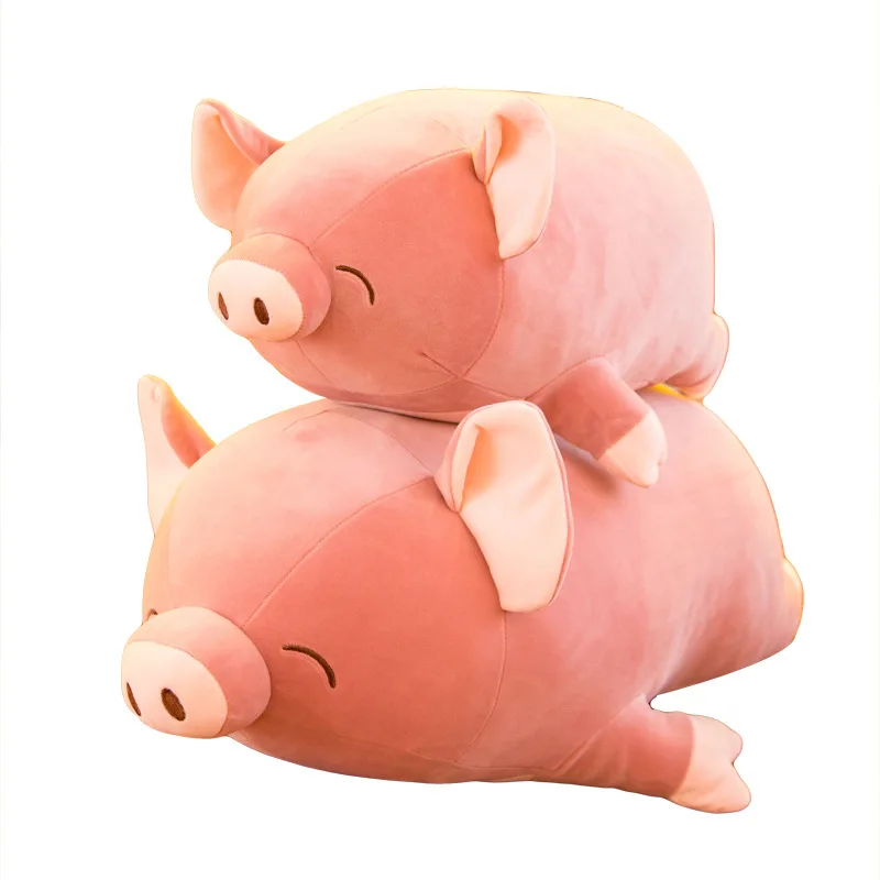 40 80 см розовый поросенок плюшевые игрушки лежа свинья куклы животных подарок на