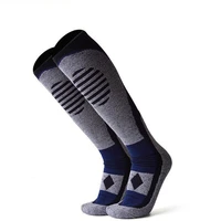 yuedge breathable thick cushion knee high winter sports snowboarding skiing socks winter warm thermal socks