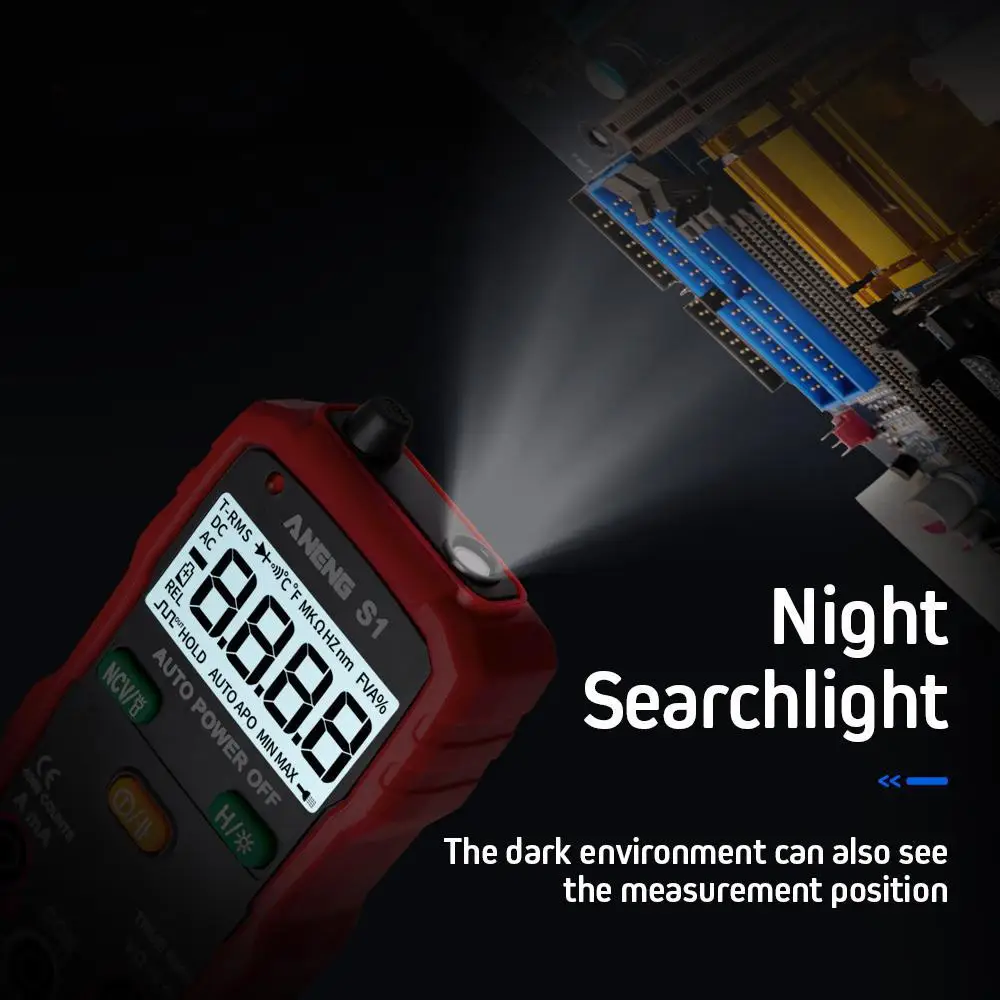 Цифровой мультиметр ANENG S1 True RMS Автоматический диапазон Профессиональный