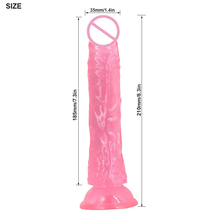 Realistic Big Dildo Silicone Strong Long Penis Clitoris Stimulate Sex Toys For Women Men Gay Anal Plug Toy | Красота и здоровье