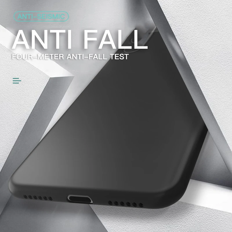 Мягкий ТПУ чехол из жидкого силикона для телефона iPhone 11 Pro мягкая задняя крышка