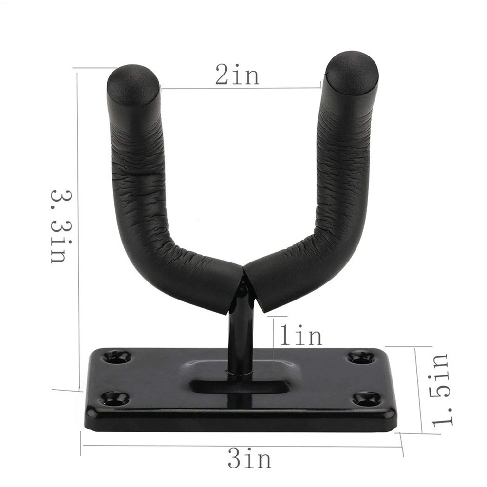 

Guitar Wall Mount Hanger Hook Holder Stand Guitar Hangers Hooks with Picks for Acoustic Electric and Bass Guitars