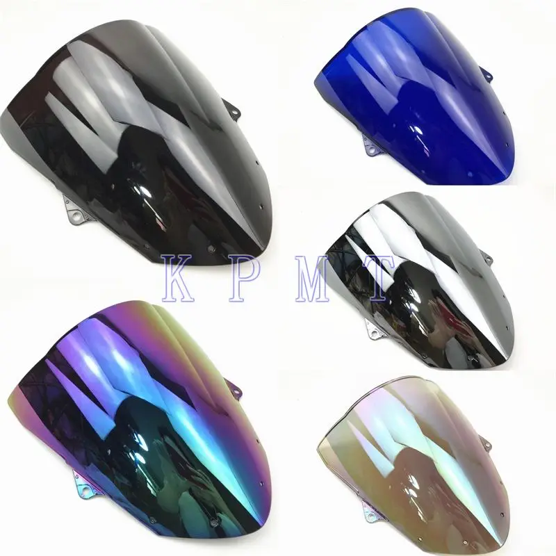 Ветровое стекло с двойными пузырьками для Kawasaki ZX6R 2009 2010 2011 2012 2013 2014 2015 ZX 6R 636 10R 08 09 10