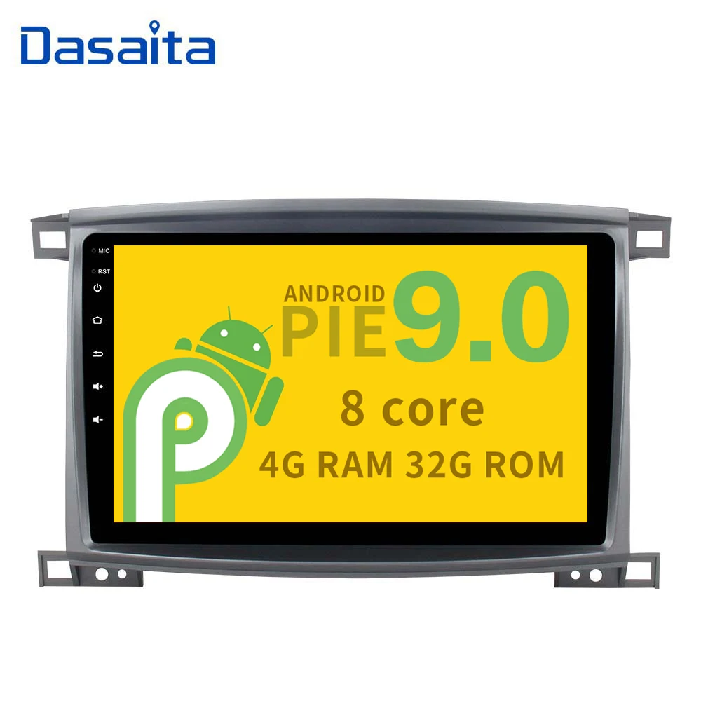 Автомагнитола на Android 9 0 для Toyota Land Cruiser 100 2003 с 10 2 дюймовым IPS экраном Bluetooth GPS