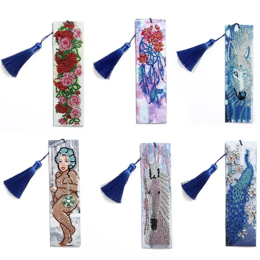 5D алмазная картина Закладка креативный цветок специальная форма алмазное