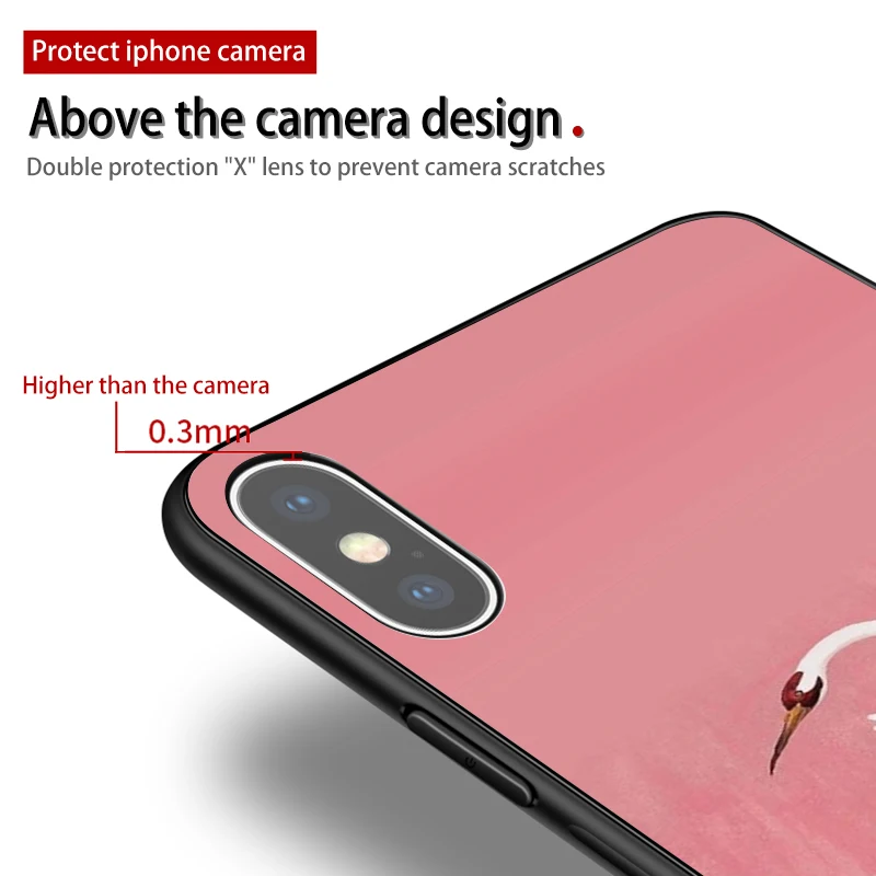 Модные Фламинговые чехол для телефона Iphone XS Max XR X 8 7 6 S Plus 11 Pro 5 s SE Силиконовый ТПУ с