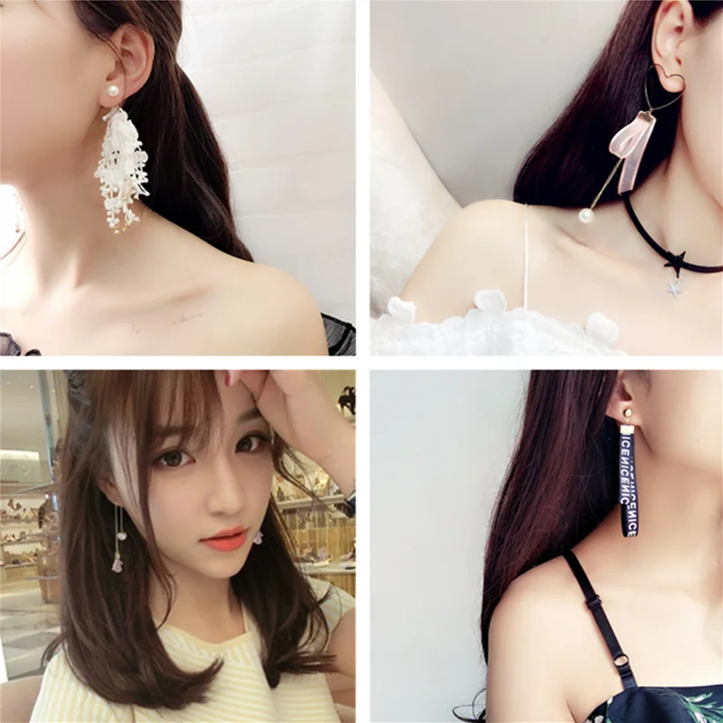 Корейские популярные украшения в стиле ретро круглые циркониевые серьги виде