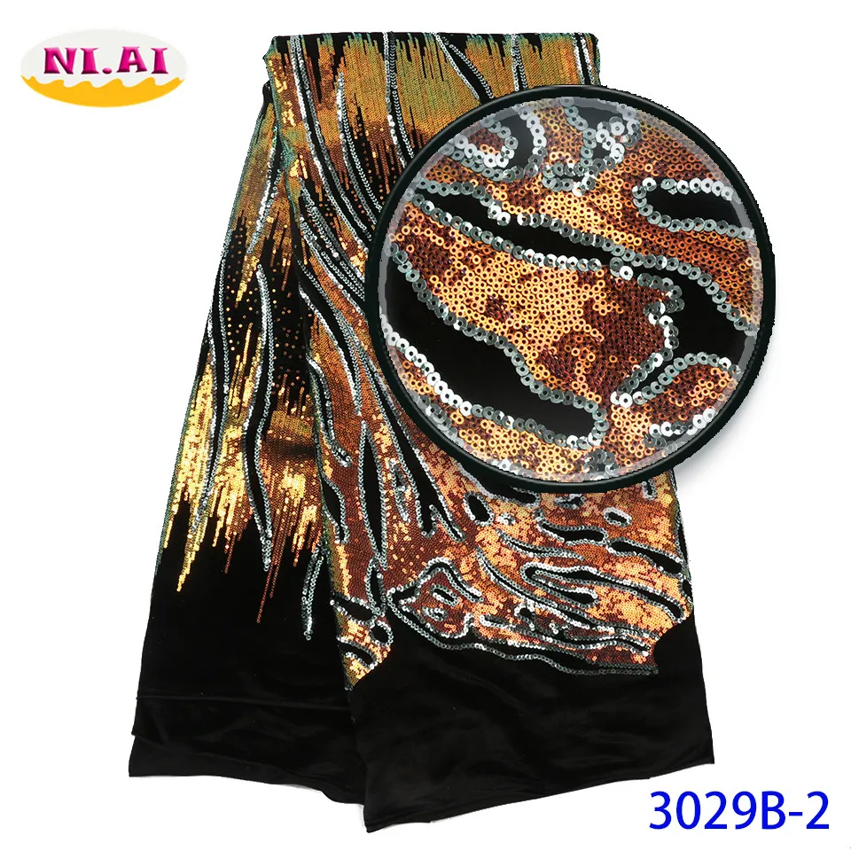 New Lace Appliques For Clothing Latest Dequin Fabric 2019 High Quality Paillette Mr3029b | Дом и сад