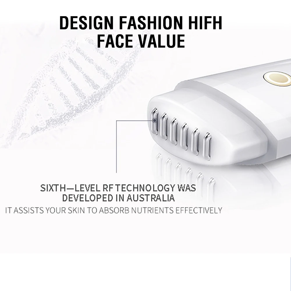 

RF Radio Frequency Skin Rejuvenation Beauty Device Hot Warm Wrinkle Remover Anti Aging Face Lifting Device Facial Massage Tool