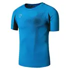 Мужская футболка Jeansian, футболка, Спортивная футболка с коротким рукавом, для бега, фитнеса, тренировок LSL013 OceanBlue2