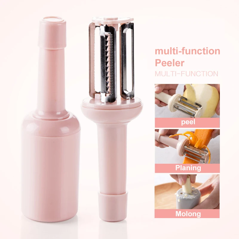 

3 In 1 Fruit Peeler Kitchen Multifunctional Stainless Steel Creative Fruit And Vegetable Slicer Potato Peeler Kitchen Accessory