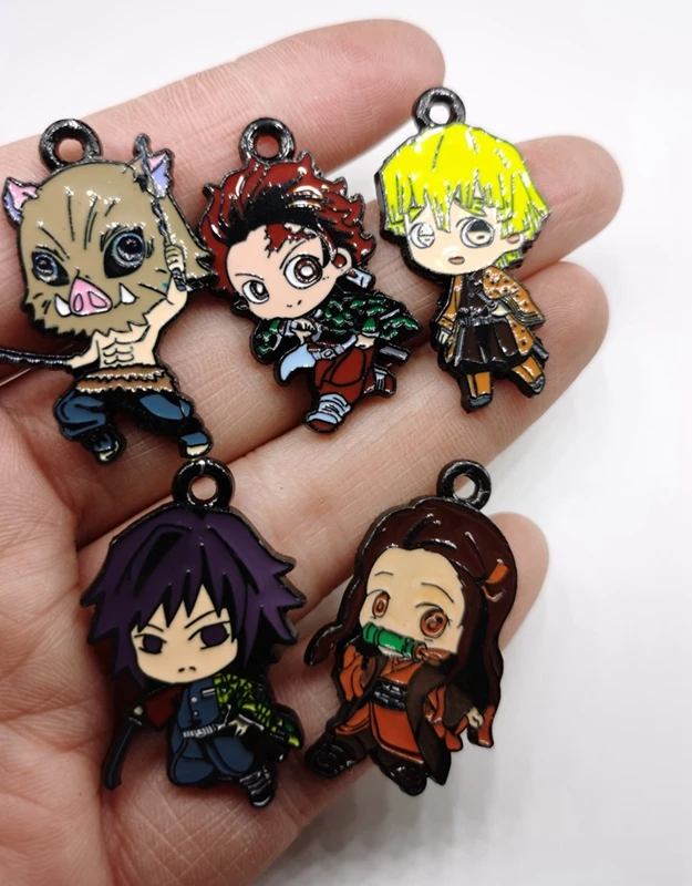 

New Hot Kimetsu no Yaiba Charm Pendants DIY Jewelry Making Free Shipping Y-26