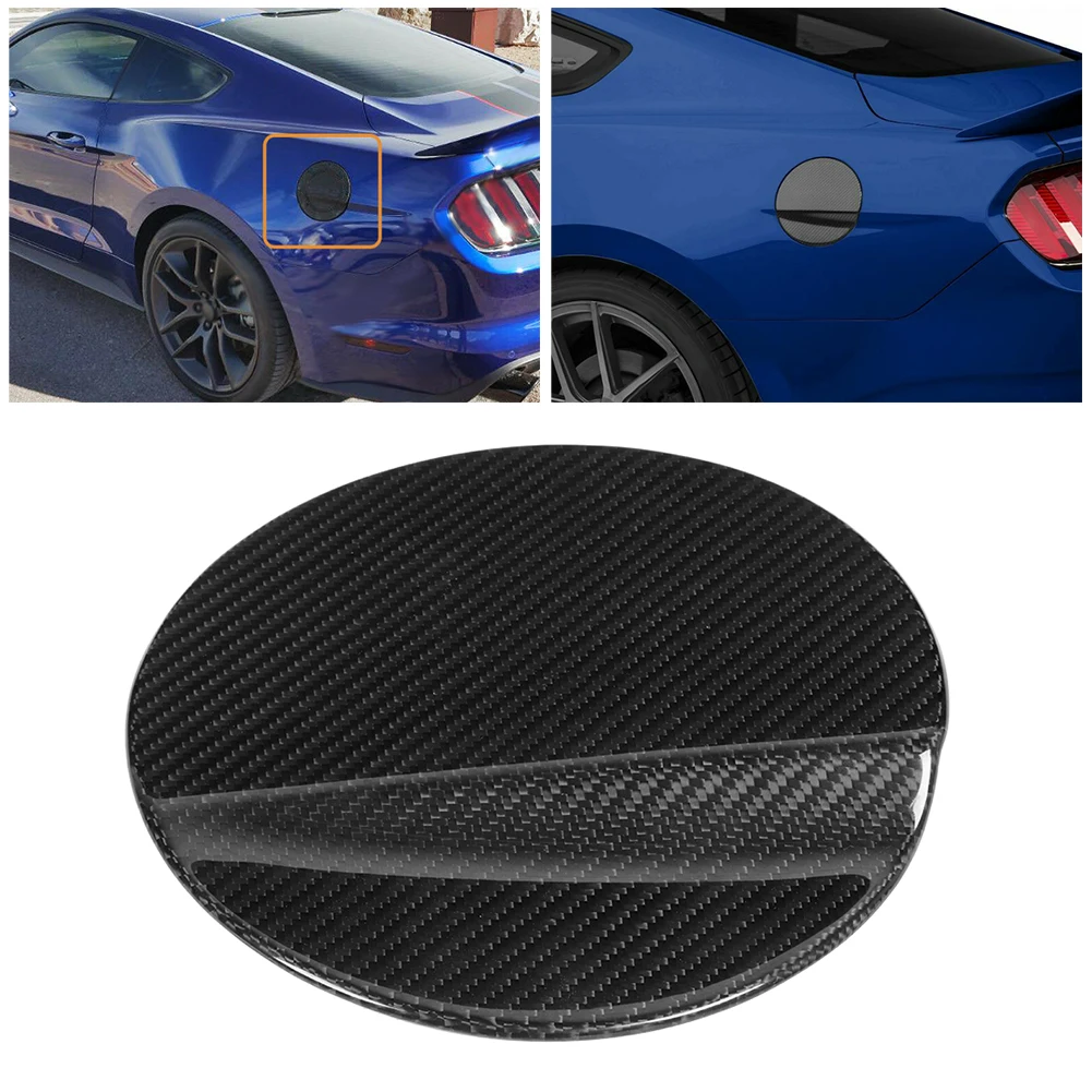 

Крышка топливной двери из углеродного волокна для Ford Mustang 2014-2019
