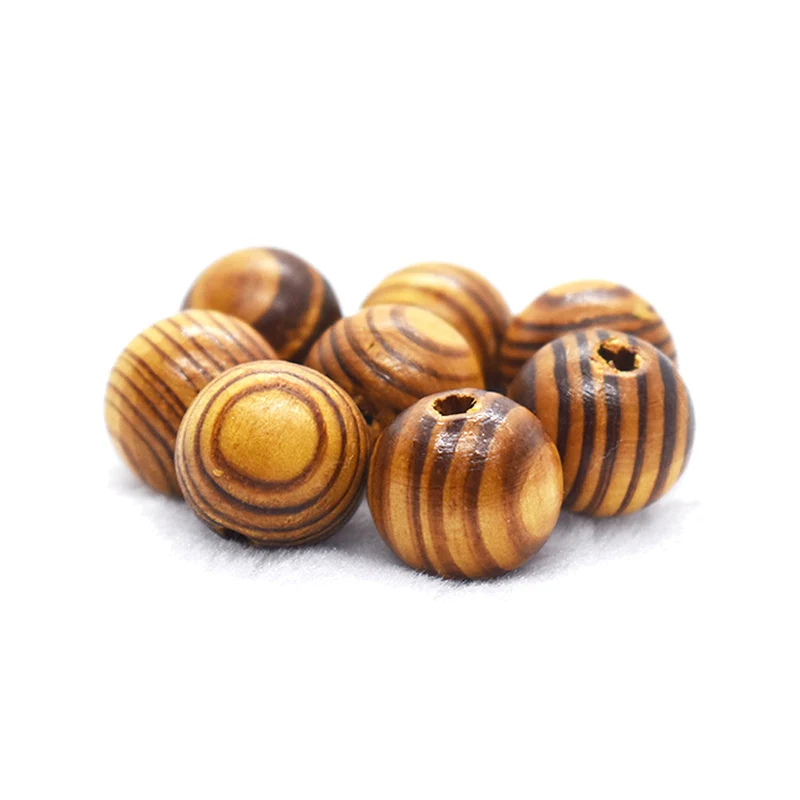 WIWI 100 шт/партия 8 мм круглые деревянные бусины для изготовления ювелирных изделий