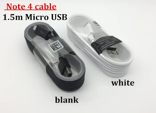 DHL 100Pcs 100% Genuine Original 1.5M NOTE 4 Micro USB Data Sync Charger Cable for Samsung Note4 EDGE S6 S7 With Retail box | Мобильные