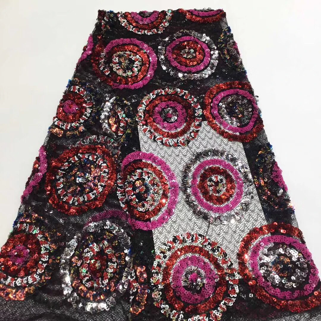 2021 высокое качество французская сетчатая ткань шнурка африканская пайетками